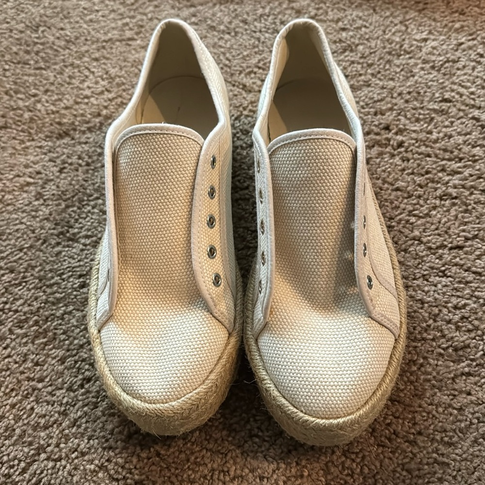 Cream Espadrille Sneakers W7